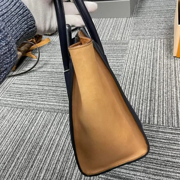 Celine Multicolor Suede And Leather Micro Luggage Tote - Picture 8 of 16